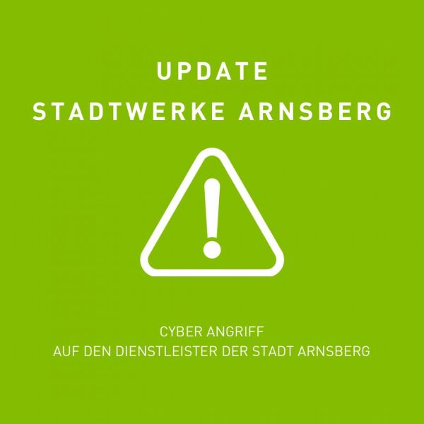    UPDATE Cyber Angriff
Trotz der aktuellen IT ...